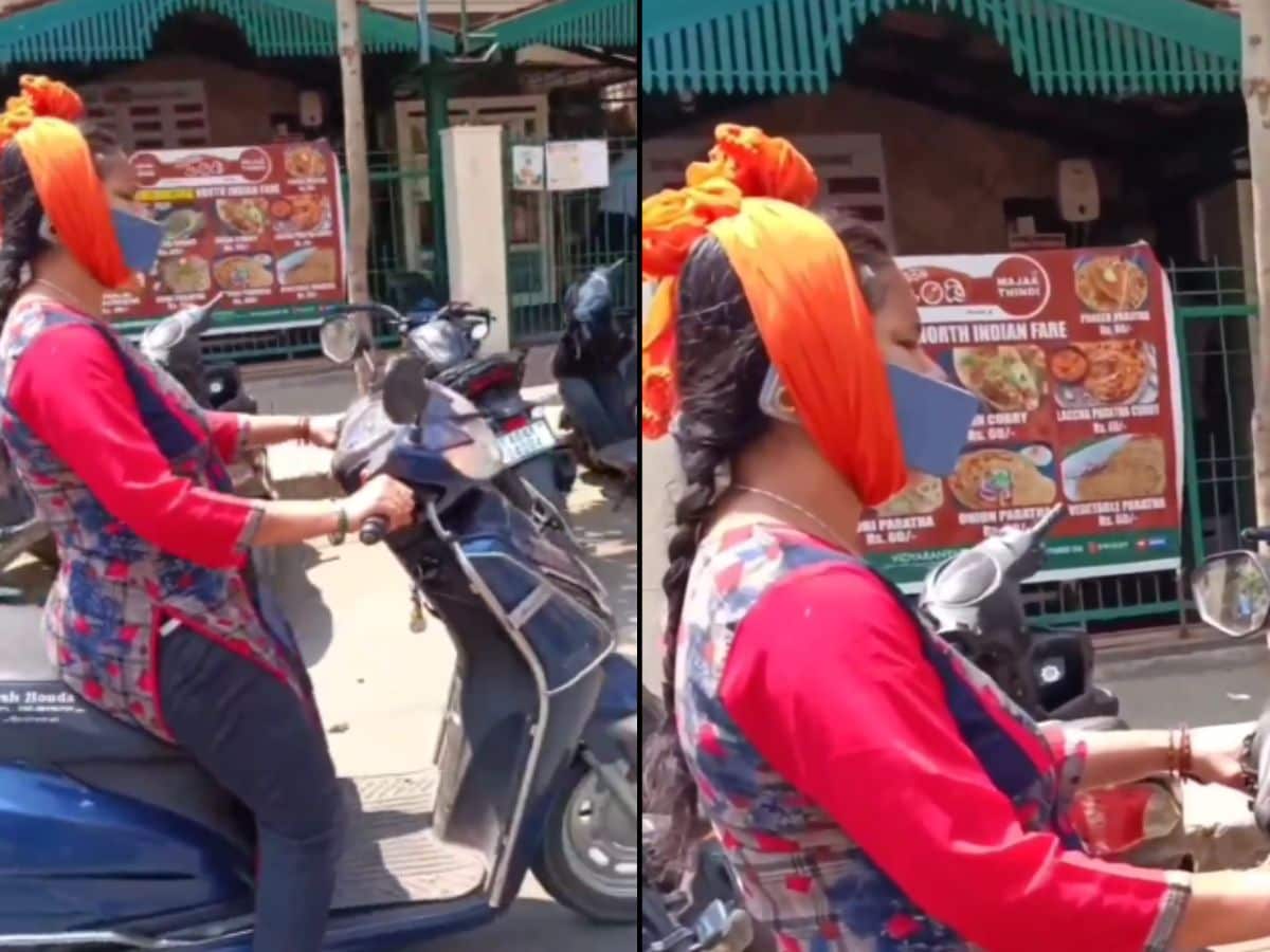 Nothing Funny': Bengaluru Woman's Phone 'Jugaad' on Scooter Raises Safety  Concerns - News18