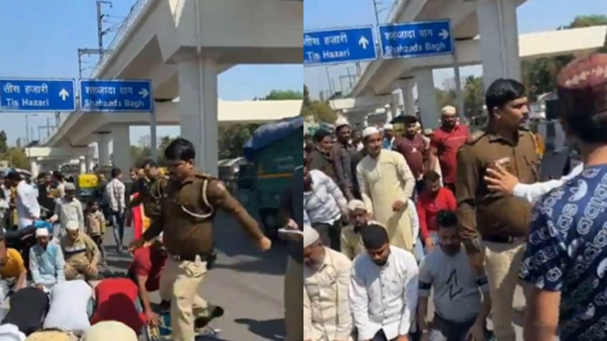 Namaz Incident: Hindu Raksha Dal Protests Outside Delhi Police Headquarters Over SI's Suspension - Vimarsana News