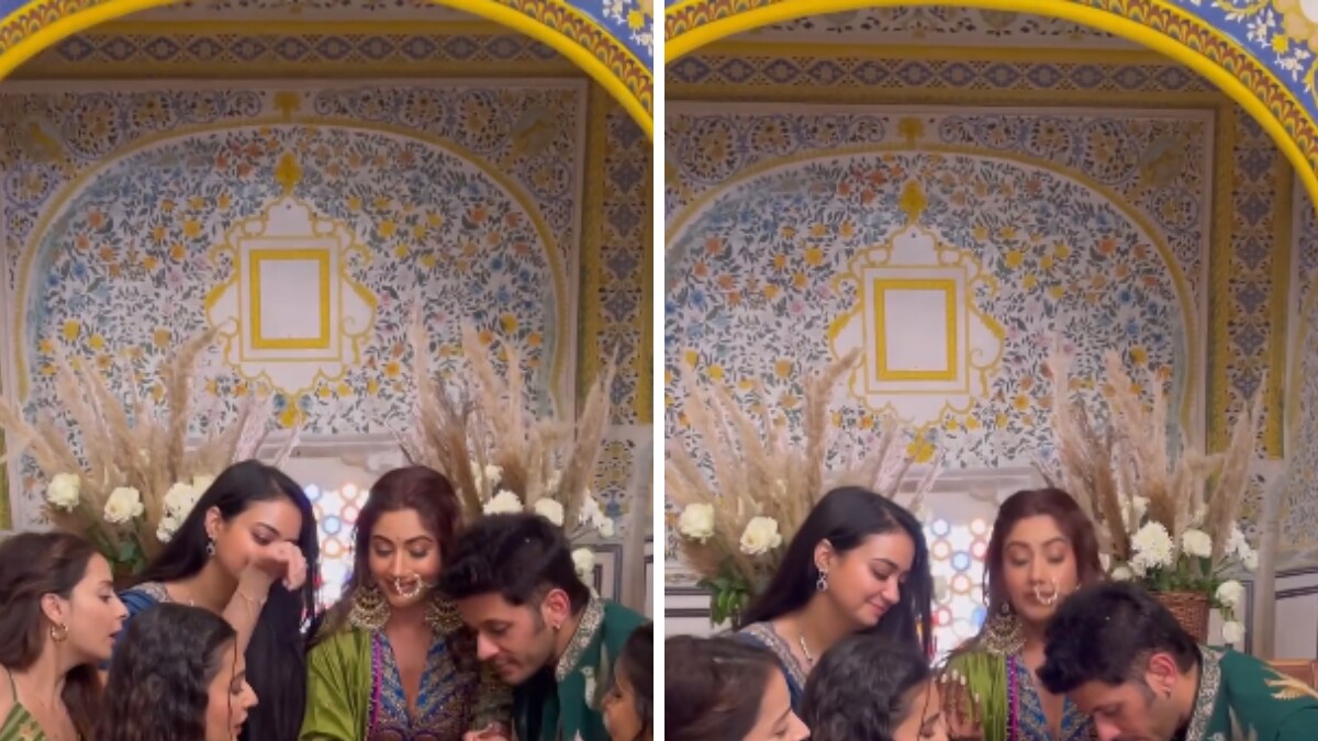 Watch: Karan Sharma Struggles To Find His Name In Surbhi Chandna's Mehendi