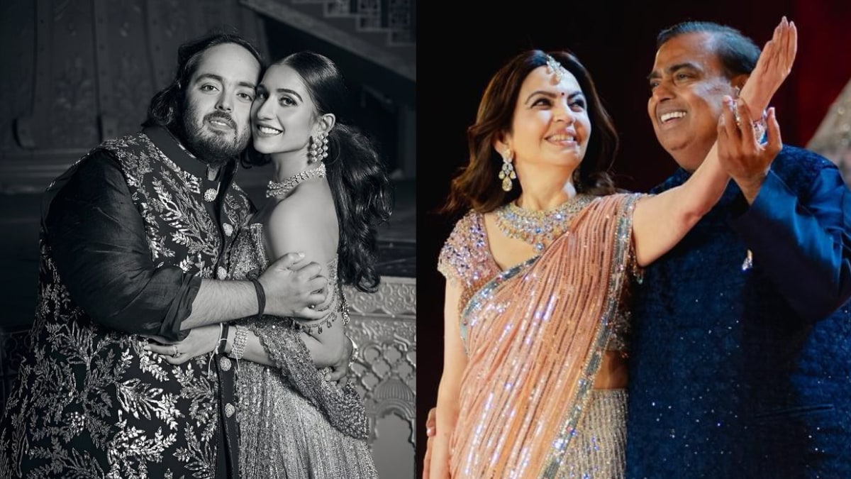 Mela Rouge The Ambani Family Exude Sartorial Finesse In Manish Malhotra Couture At ...