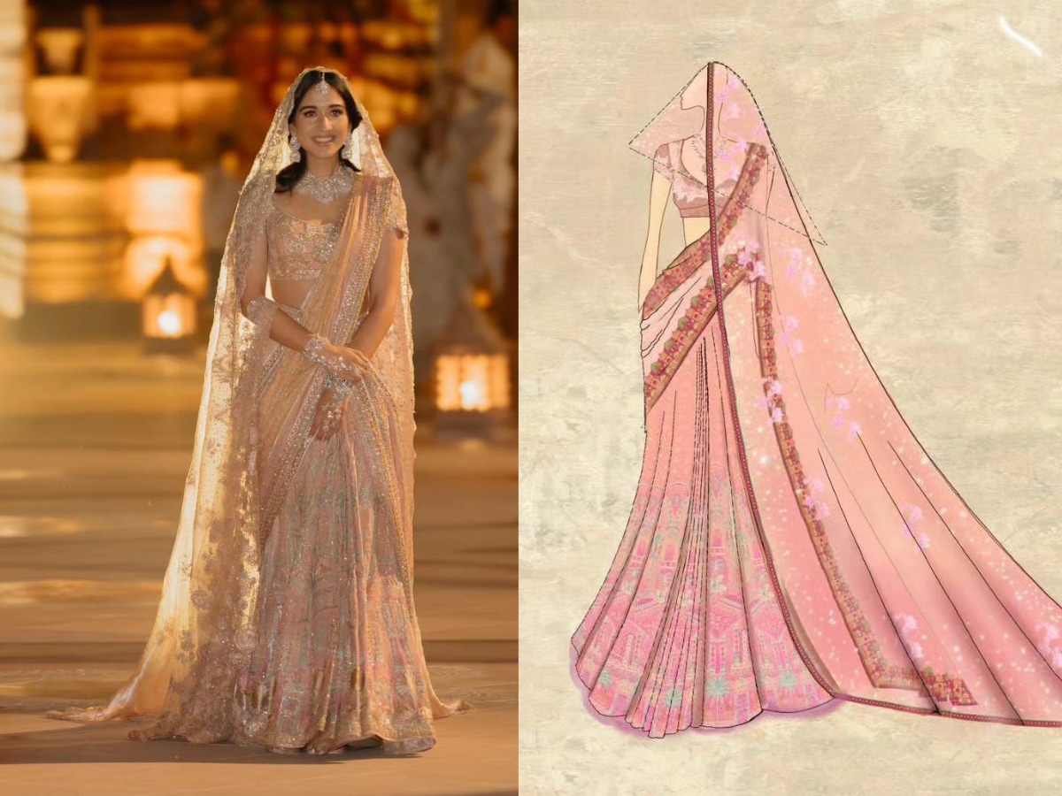 Amazing Saree draping style by Tia Bhuva #Cancansaree | Saree wearing  styles, Saree draping styles, Lehenga saree design