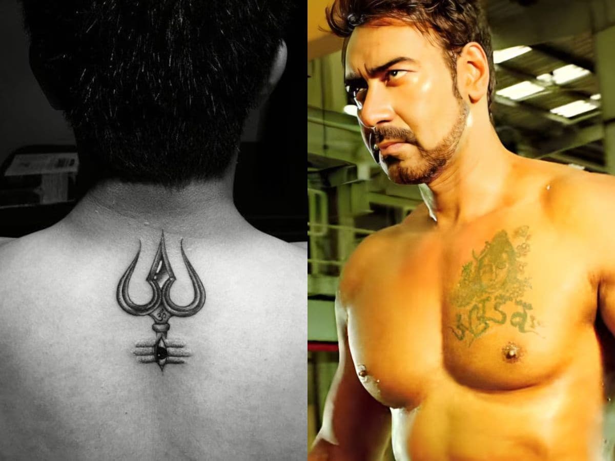Trishul with Lord Shiva God Tattoo Designs - Ace Tattooz