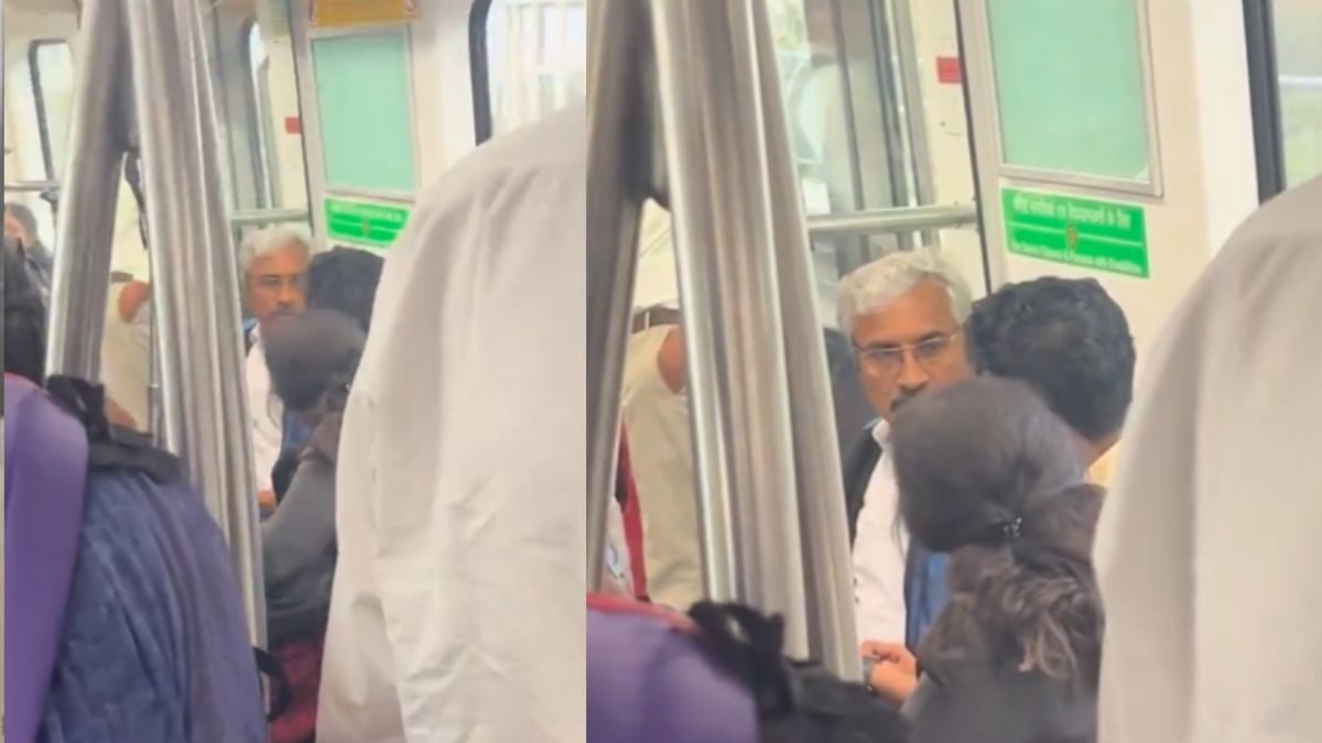 Watch: Argument Over Seat Inside Delhi Metro Takes Ugly Turn, Internet Thinks It’s ‘Normal’
