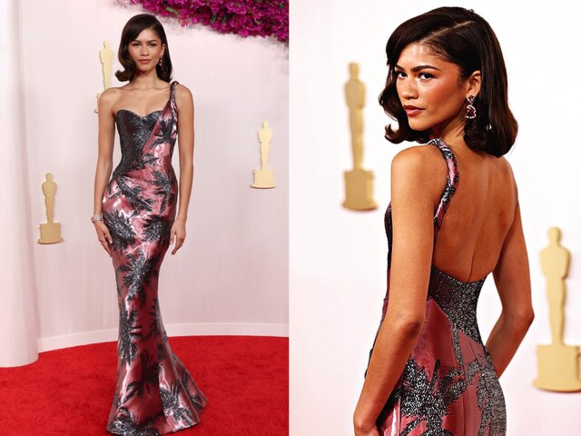 Oscars 2024 Zendaya Steals The Show In A Giorgio Armani Black And