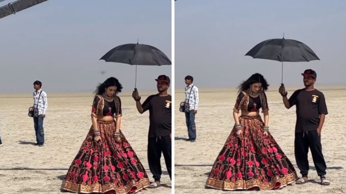 Isha Malviya Shoots In Scorching Heat In Rajasthan Wearing A 25 Kg Lehenga