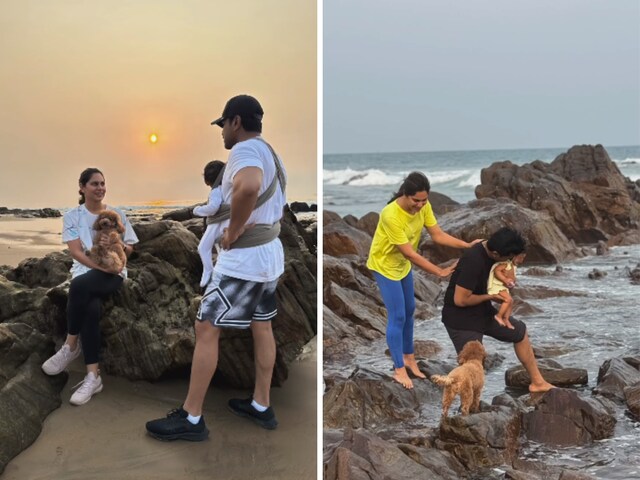 Inside Ram Charan And Upasana Kamineni's Daughter Klin's First Beach Visit  - News18