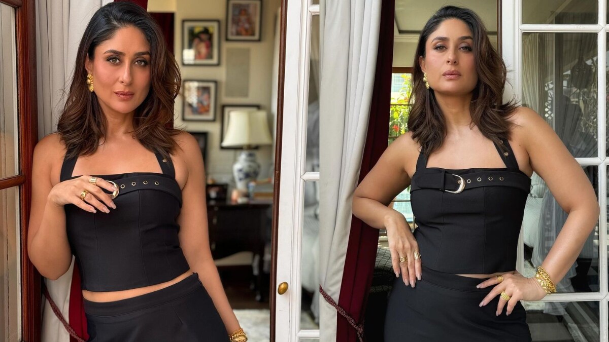 Kareena Kapoor Khan Ups The Ante In A Super Chic All-Black Outfit At Crew’s Song Launch, See Pics