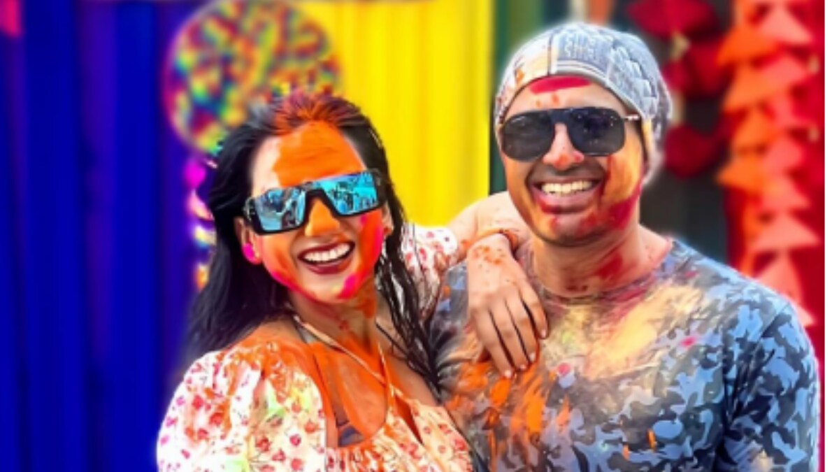 Anupamaa’s Gaurav Khanna Had This Much Fun On Holi With Wife Akansha
