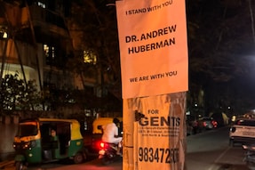 Controversial Neuroscientist Andrew Huberman's Poster In Bengaluru Sparks Heated Discussion
