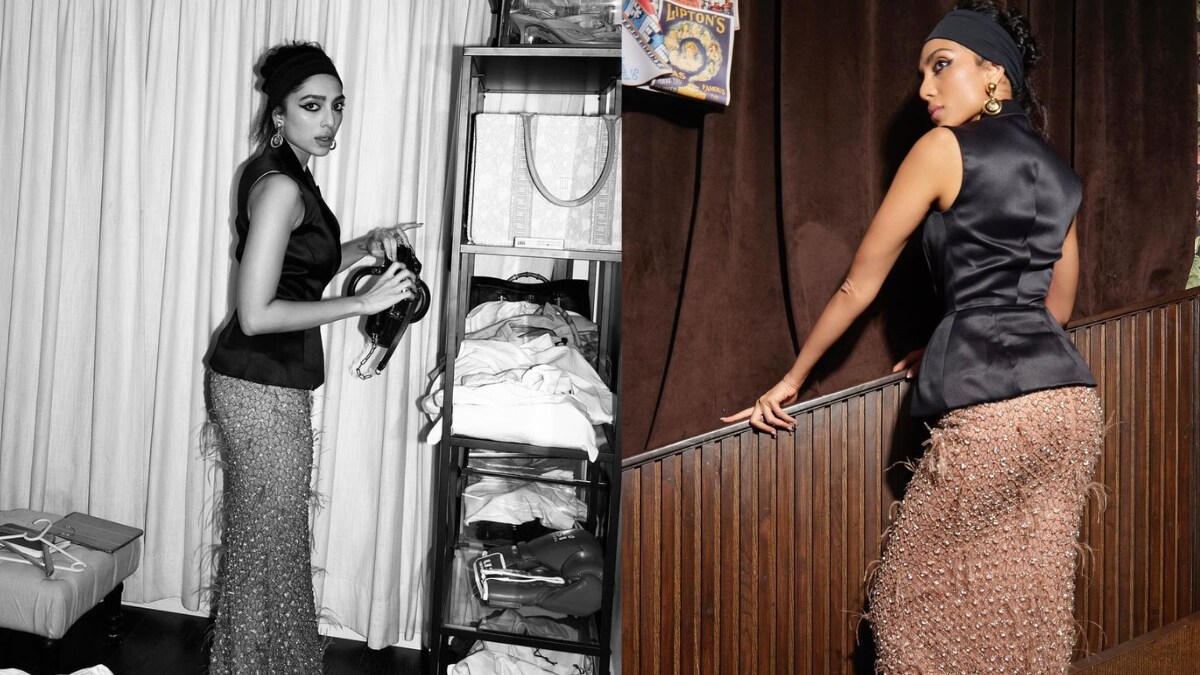 Sobhita Dhulipala Radiates Charm In Chic Blazer Styled With Fish Cut Nude Skirt, See Pics