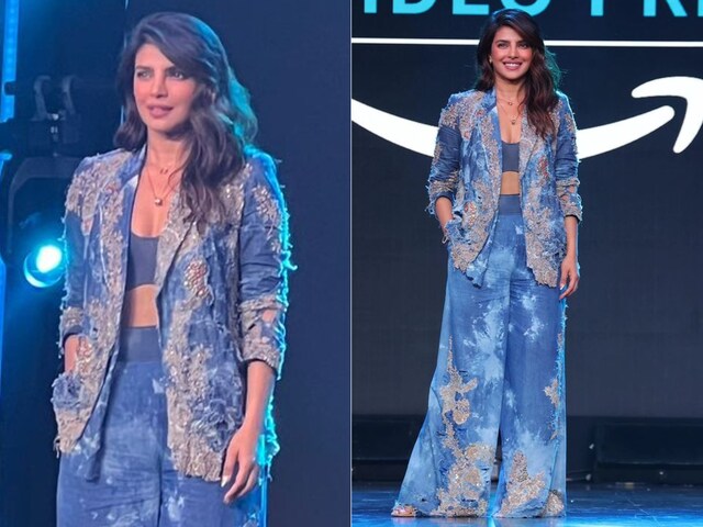 Priyanka Chopra Is A Boss Lady In This Blue Pantsuit; 10/10, What Do You  Think? - News18