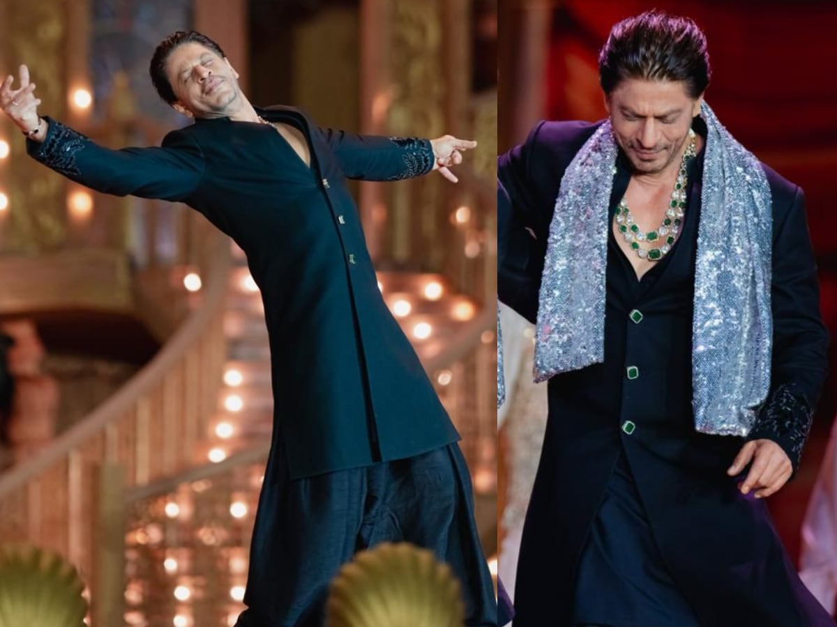 Shah Rukh Khan Looks Every Bit Dapper in Black at Anant Ambani-Radhika  Merchant Pre-wedding Bash | Lifestyle News - News18