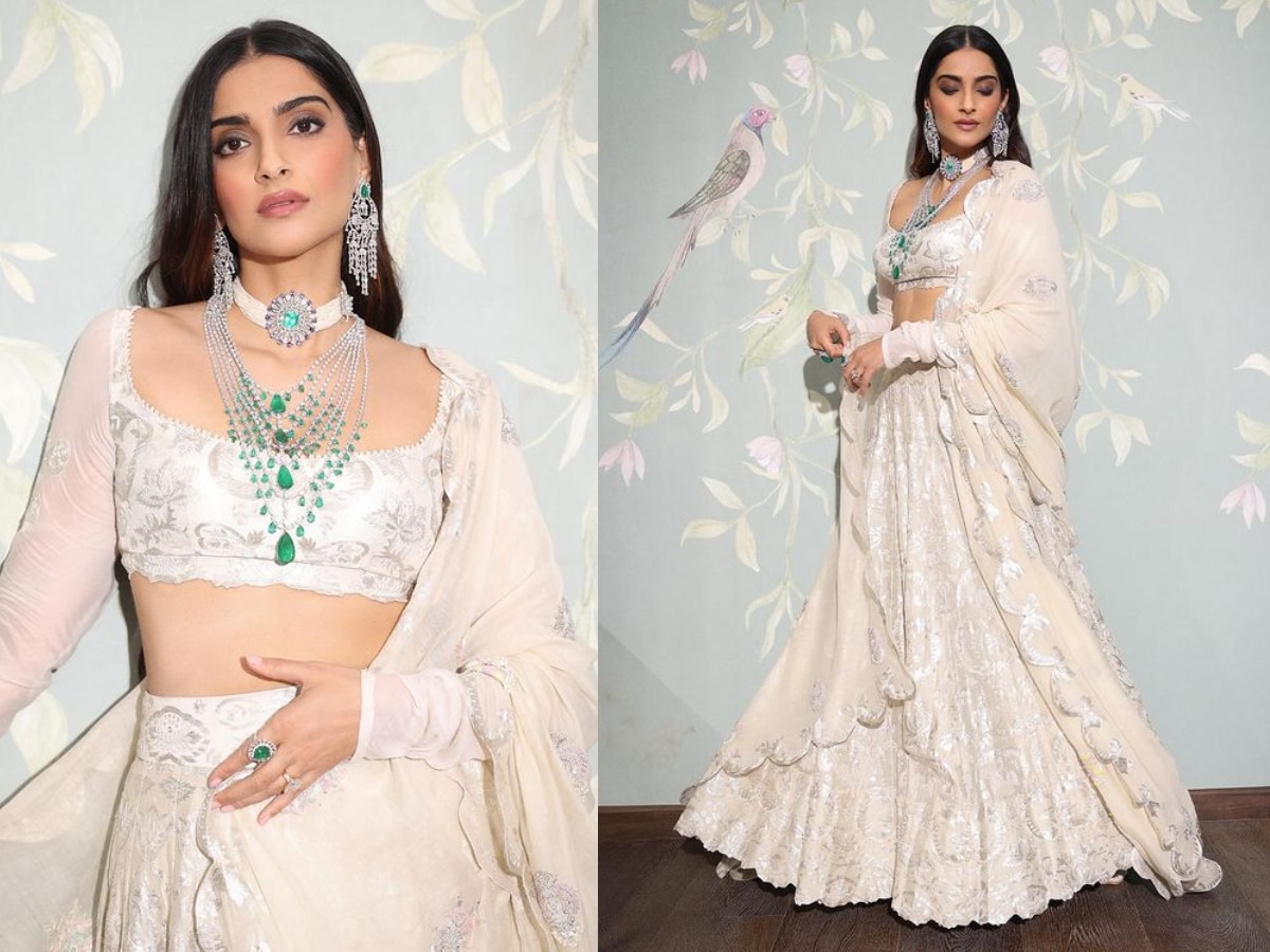 Sonam Kapoor In bridal Lehenga at India Bridal Fashion Week | by Sarees  Wholesale | Medium