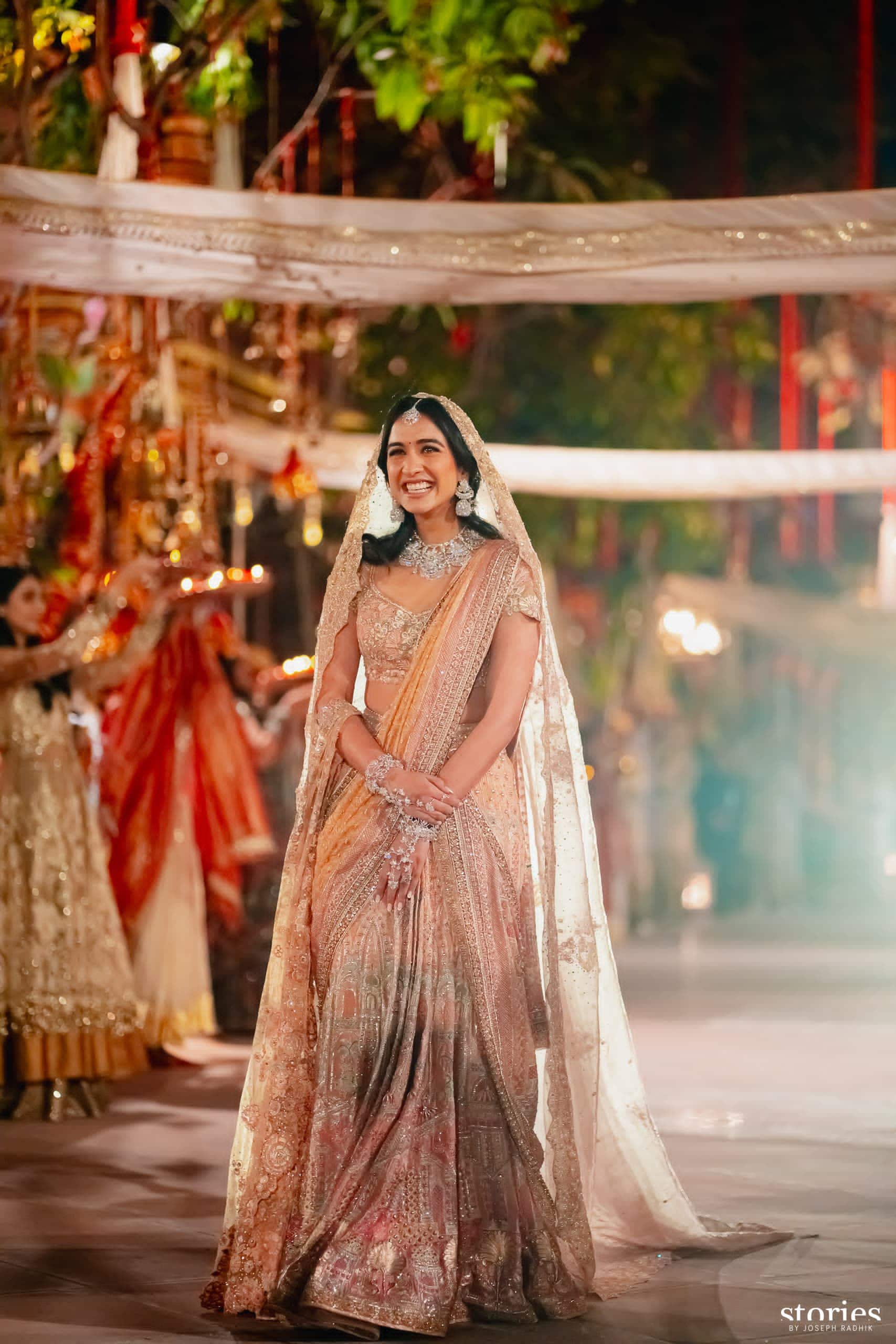 Shloka Mehta, Akash Ambani wedding: Radhika Merchant adds a splash of  colour with her gorgeous orange