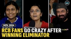 WPL 2024: RCB Beat MI in Eliminator, Fans Go Crazy | I love Perry | Smriti is my favourite