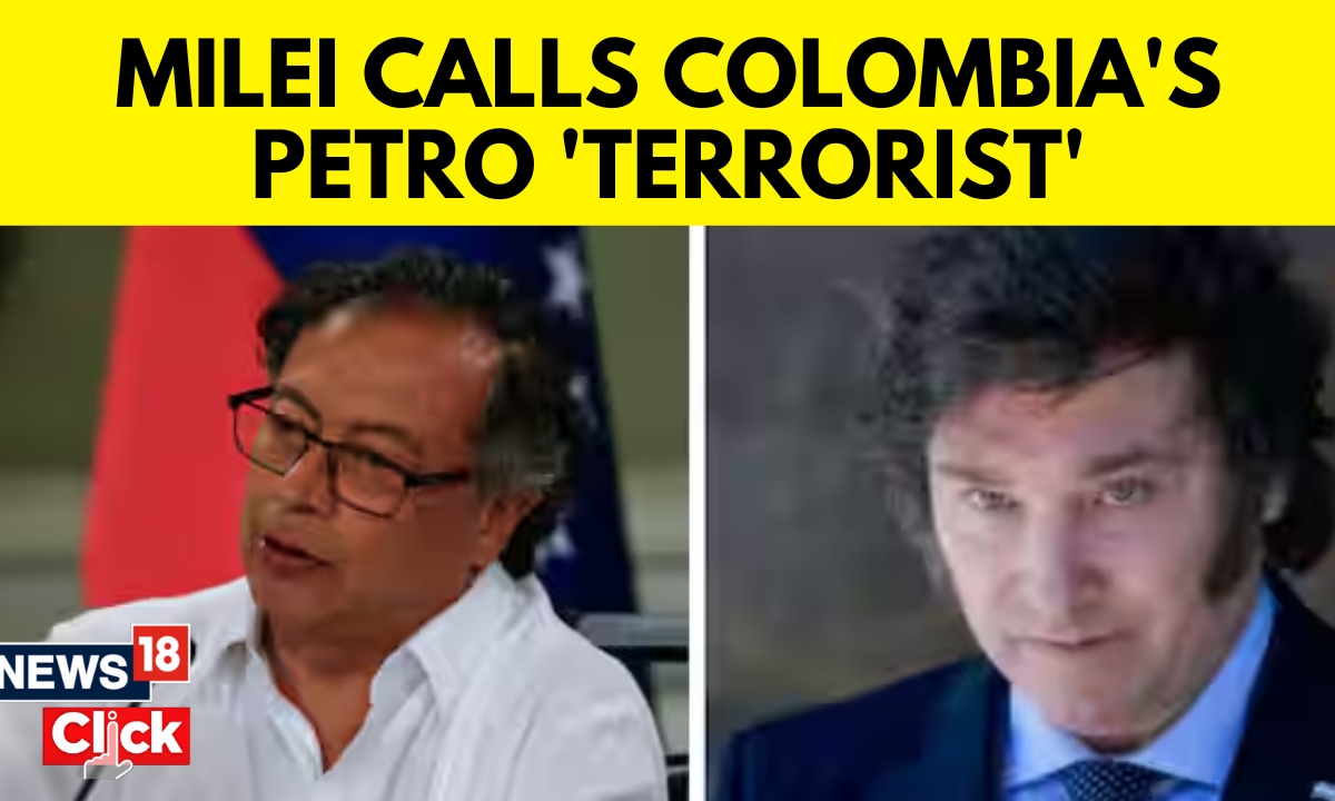 Argentinas Milei calls Colombias Petro murdered, terrorist