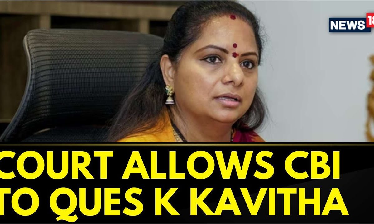 Court Allows CBI To Interrogate BRS Leader K Kavitha In Tihar Jail ...