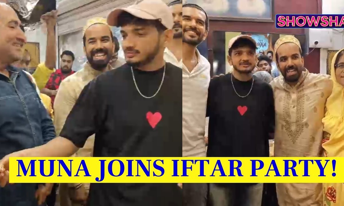 Munawar Faruqui Joins Daisy Shah, Taher Shabbir For Iftar Party In Mumbai; Gets Mobbed | WATCH