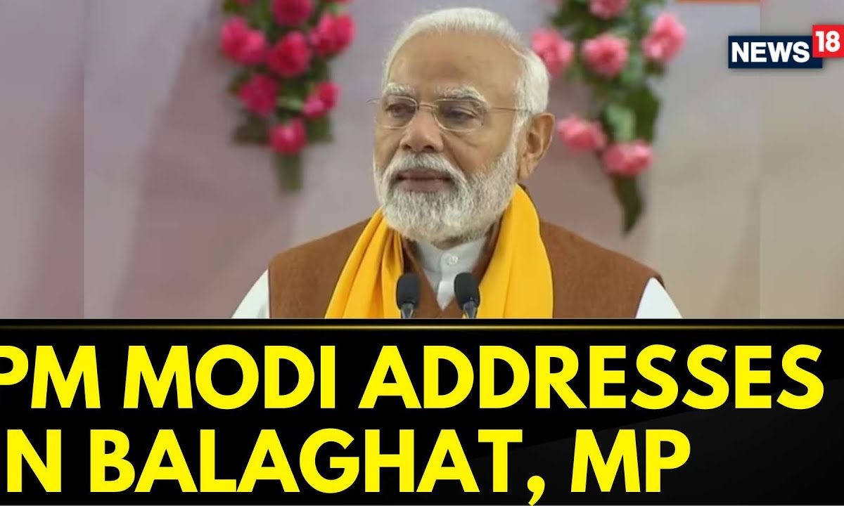 PM Modi Addresses A Public Meeting In Balaghat, Madhya Pradesh | PM ...