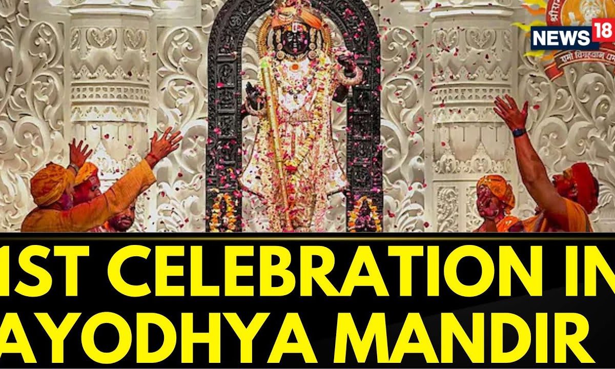 Ram Navami 2024: 1st Celebration With Ram Lalla In Grand Ayodhya Mandir ...
