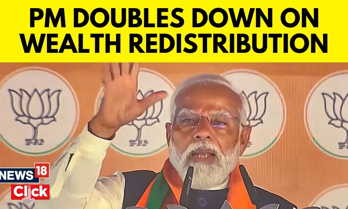 PM Modi Escalates Political Attacks On Congress Over The 'Redistribution Of Wealth' | N18V | News18