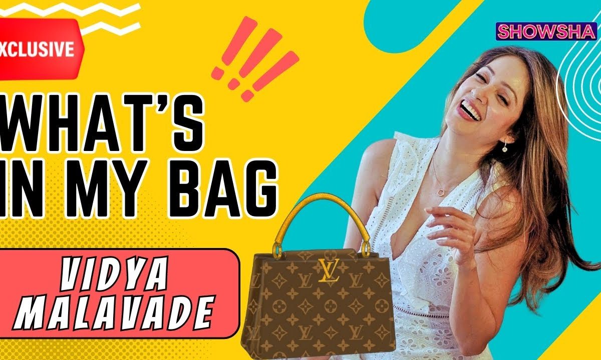 What's In Vidya Malavade's Bag | Celeb Secrets Revealed | EXCLUSIVE