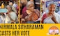 Lok Sabha Elections 2024: Finance Minister Nirmala Sitharaman Casts Her Vote Urges All To Go & Vote