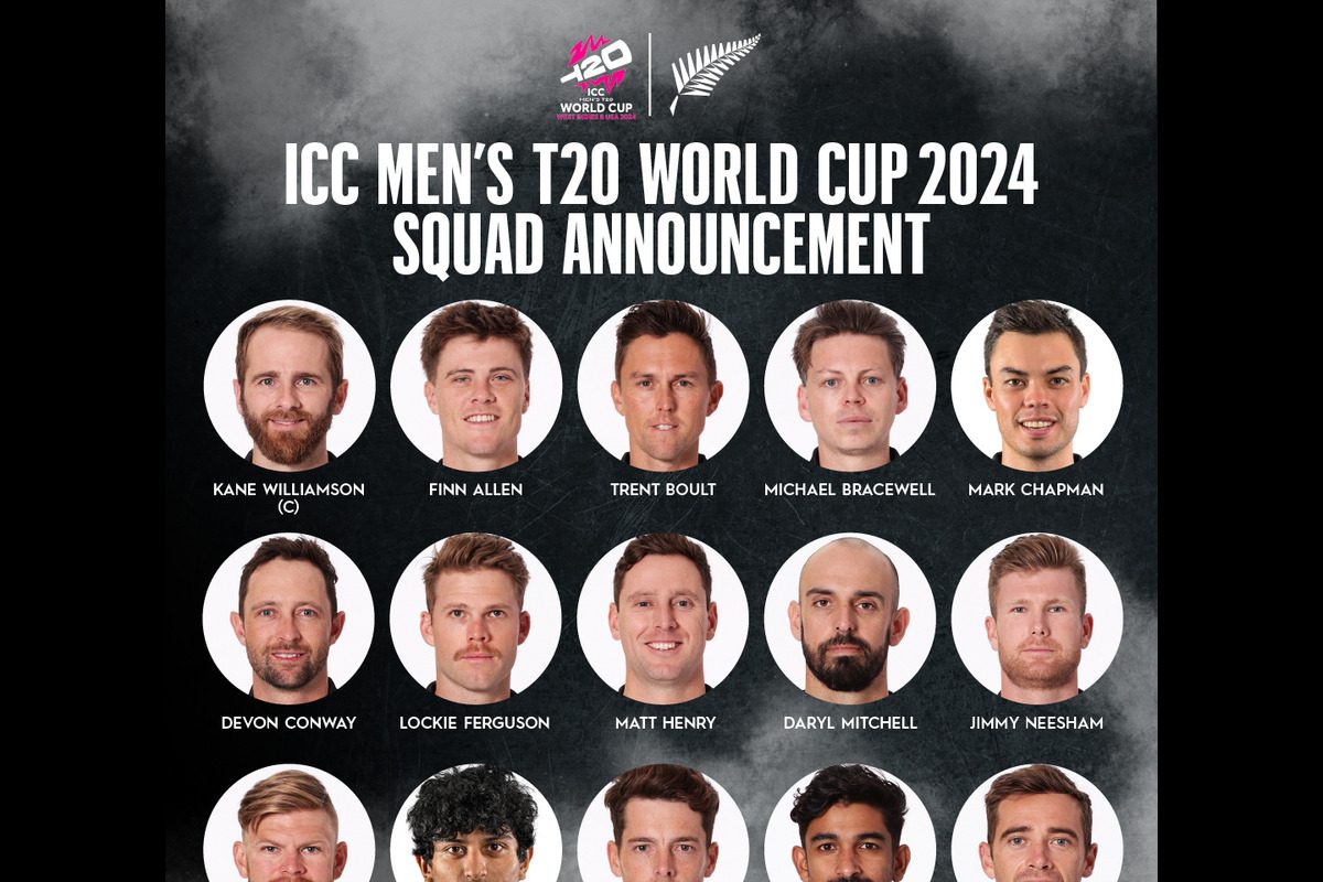 ICC T20 World Cup 2024, New Zealand Squad: Record Century-Maker Ignored