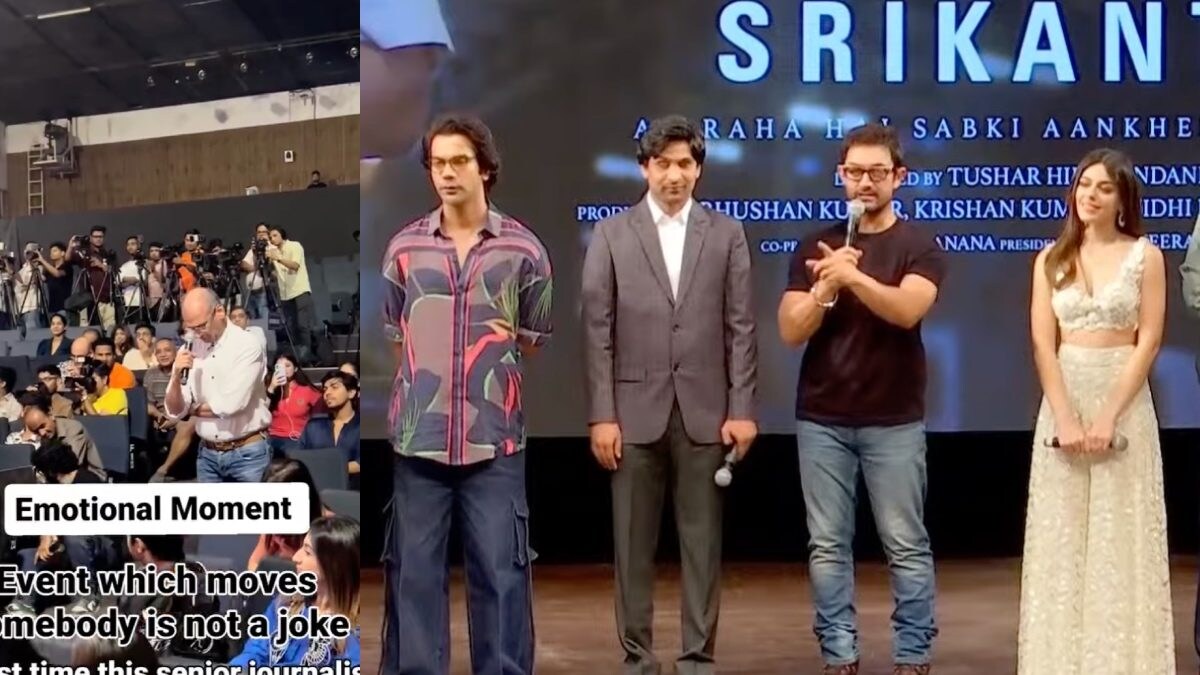 Aamir Khan Tells Reporter 'Maine Shuru Kiya Na...' As Latter BREAKS Down at 'Srikanth' Event