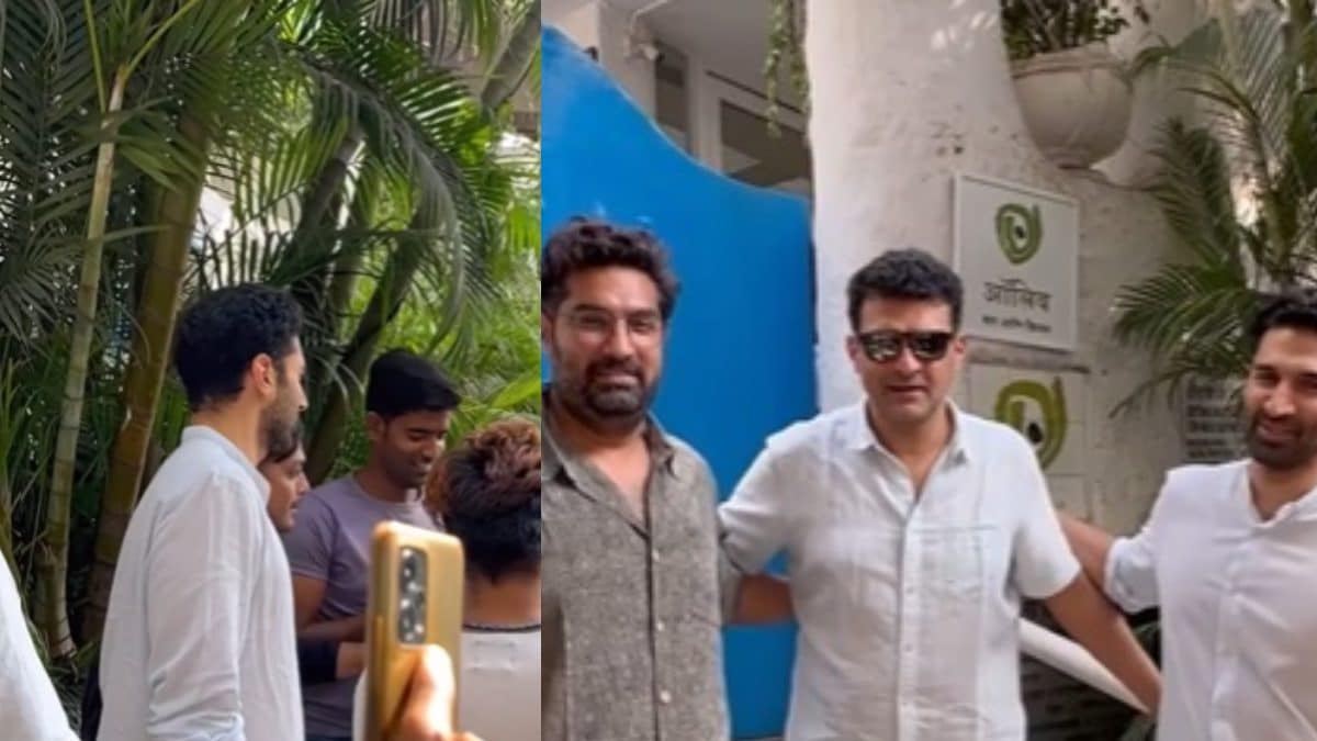 Aditya Roy Kapur Swarmed by Fans for Selfies Post Lunch Outing with Brothers Siddharth, Kunaal; Watch - Vimarsana News
