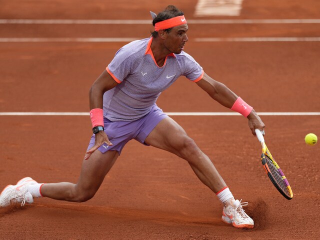 Rafael Nadal in action at Barcelona Open (Credit: AFP)