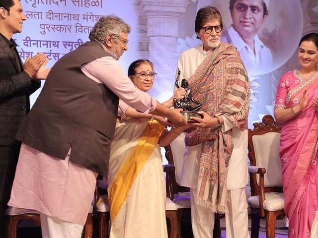 amitabh lata deenanath award