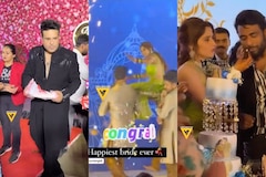 Arti Singh Cuts Huge Cake, Dances Her Heart Out at Sangeet; Govinda Skips Niece's Ceremony | Watch