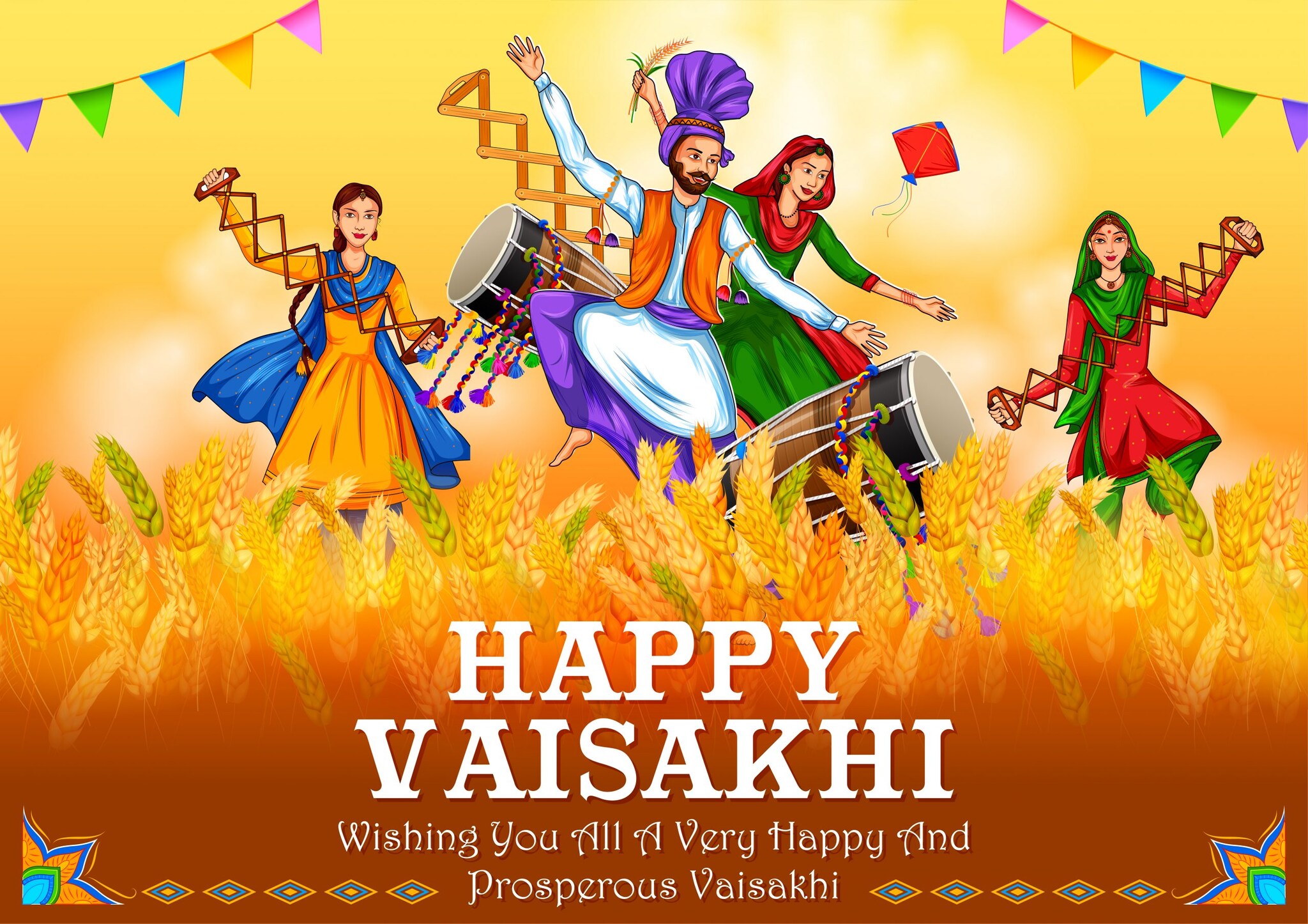 Happy Baisakhi 2024: Best Wishes, Vaisakhi Images, Messages, Facebook ...