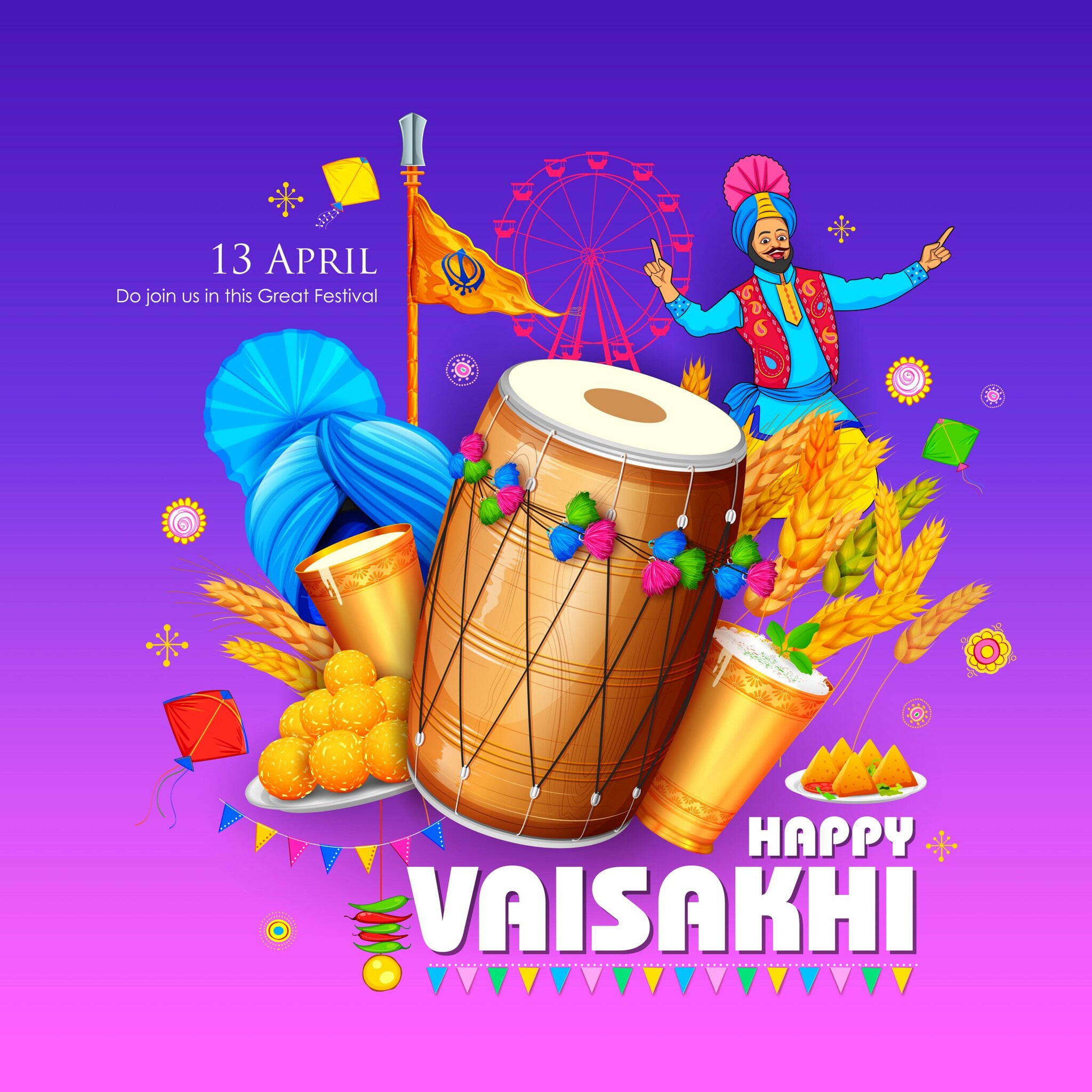 Happy Baisakhi 2024: Best Wishes, Vaisakhi Images, Messages, Facebook ...