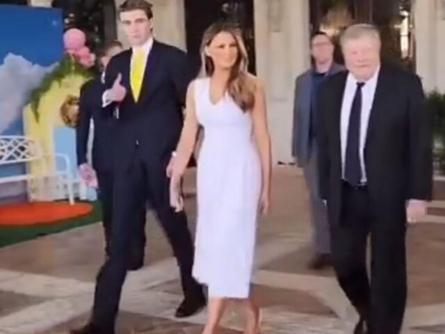 Video: Barron Trump, Donald Trump’s Youngest Son, Spotted At Mar-A-Lago ...