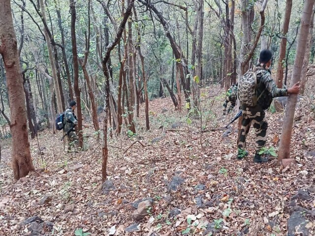 According to Bastar IG P Sunddaraj, this is one of the biggest anti-naxal operations in the area. (Image: News18)