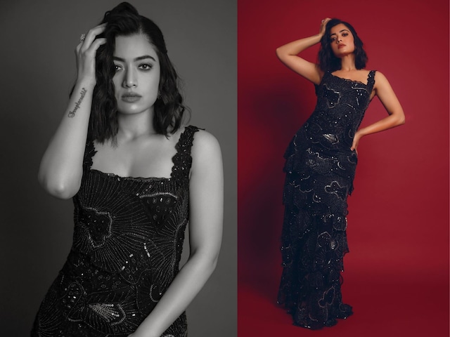 Rashmika Mandanna's Black Sequin Gown Is Just Perfect For A Cocktail Party - News18