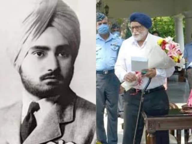 Squadron leader Dalip Singh Majithia (retd) passed away aged 103 years. (Images: X)
