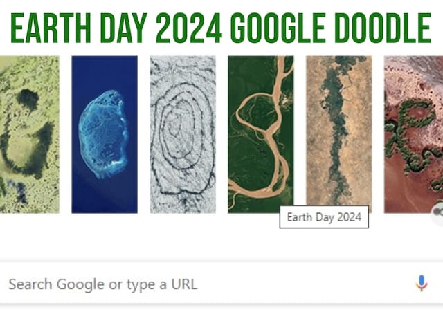 Earth Day 2024: Google Doodle takes you on a global expedition highlighting humanity's dedication to preserving our planet. (Screenshot: Google.com)
