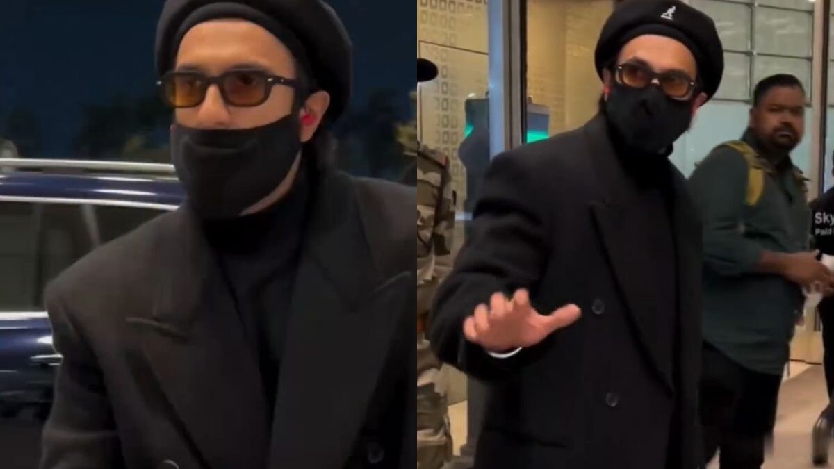 Ranveer Singh Wears Overcoat And Mask To Airport, Leaves Fans Speculating: 'Is He Hiding Don 3...' - Vimarsana News