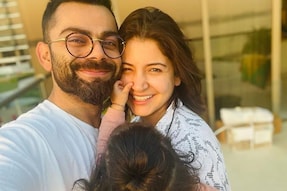 Anushka Sharma Returns To India with Son Akaay, Offers Paps a Glimpse; To Pose When Kids Not Around