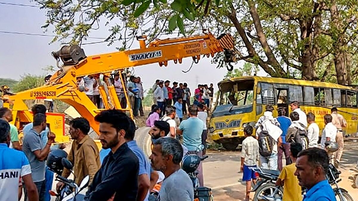 Haryana Govt Forms 4-Member Panel To Probe Schoolbus Crash; 3 Including Driver Arrested - Vimarsana News
