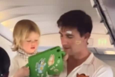 WATCH: SRH Skipper Pat Cummins, With Stickers on Face, is Giving Major Daddy Goals