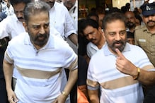 Kamal Haasan Casts His Vote in Chennai, Gets Mobbed in Polling Booth; Video Goes Viral