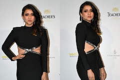 Sexy Video! Mannara Chopra Flaunts Her Hot Curves In A Black Cutout Dress; Watch Viral Clip