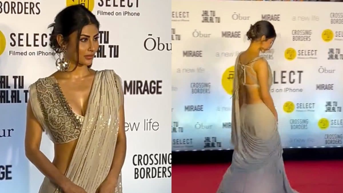 Sexy! Mouni Roy Turns Up the Heat in Sizzling Saree With Backless Blouse, Hot Video Goes Viral; Watch