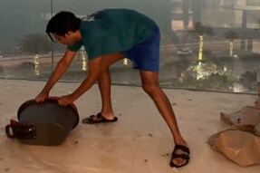 Watch: Indian Entrepreneur Juggles Between Flooded Balcony And Zoom Meetings During Dubai Rains