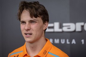 Oscar Piastri is racing for Mclaren in Formula One. (AFP)