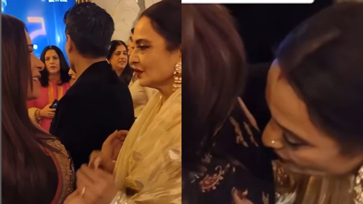Rekha Spotted Kissing Mom-to-be Richa Chadha's Baby Bump At Heeramandi Screening, Fans Call It 'Sweet' - Vimarsana News